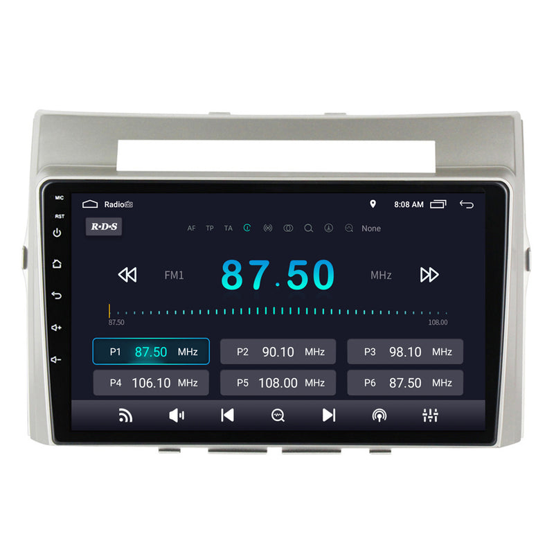 RoverOne Car Stereo Radio Bluetooth CarPlay GPS Navigation for Toyota Corolla Verso AR10 2004 - 2009