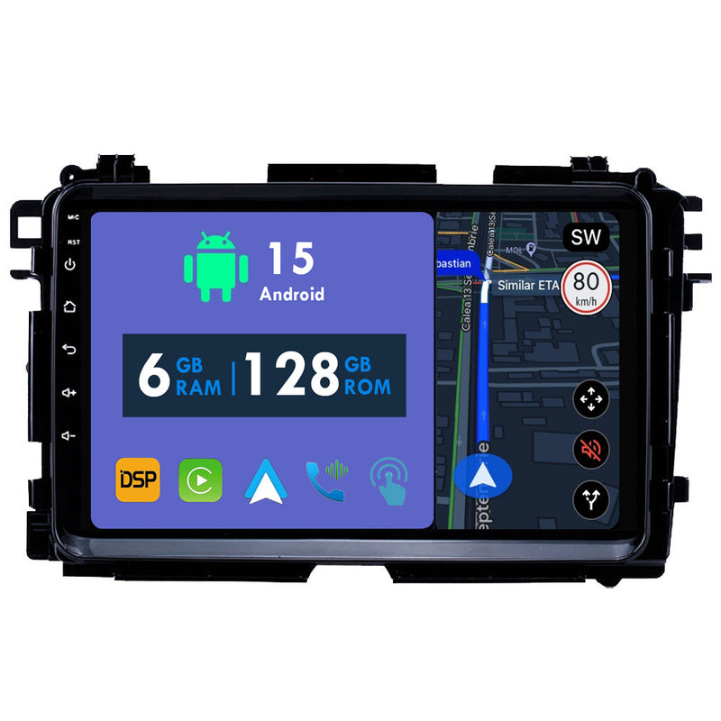 RoverOne Car Stereo Radio Bluetooth CarPlay GPS Navigation for Honda Vezel HR - V HRV HR V 2013 - 2018