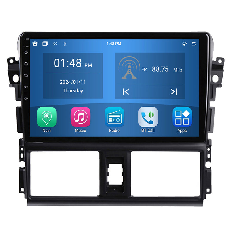 RoverOne Car Stereo Radio Bluetooth CarPlay GPS Navigation for Toyota Vios XP150 2013 - 2020