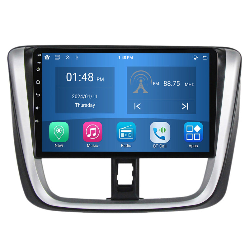 RoverOne Car Stereo Radio Bluetooth CarPlay GPS Navigation for Toyota Vios Yaris L 2016 - 2019