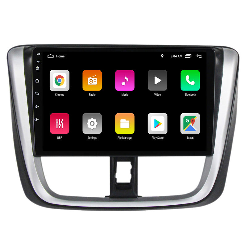 RoverOne Car Stereo Radio Bluetooth CarPlay GPS Navigation for Toyota Vios Yaris L 2016 - 2019