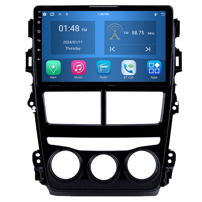 RoverOne Car Stereo Radio Bluetooth CarPlay GPS Navigation for Toyota Yaris Vios 2017 - 2020