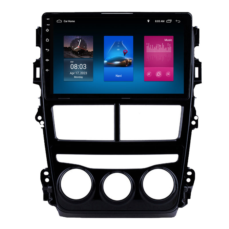 RoverOne Car Stereo Radio Bluetooth CarPlay GPS Navigation for Toyota Yaris Vios 2017 - 2020
