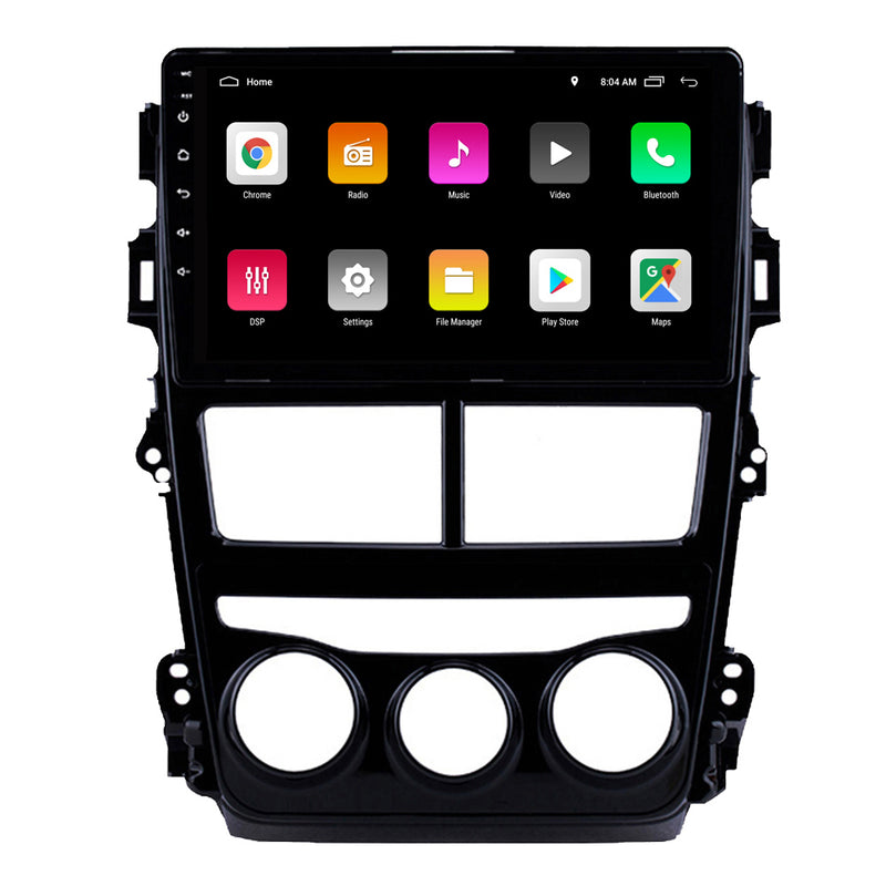 RoverOne Car Stereo Radio Bluetooth CarPlay GPS Navigation for Toyota Yaris Vios 2017 - 2020
