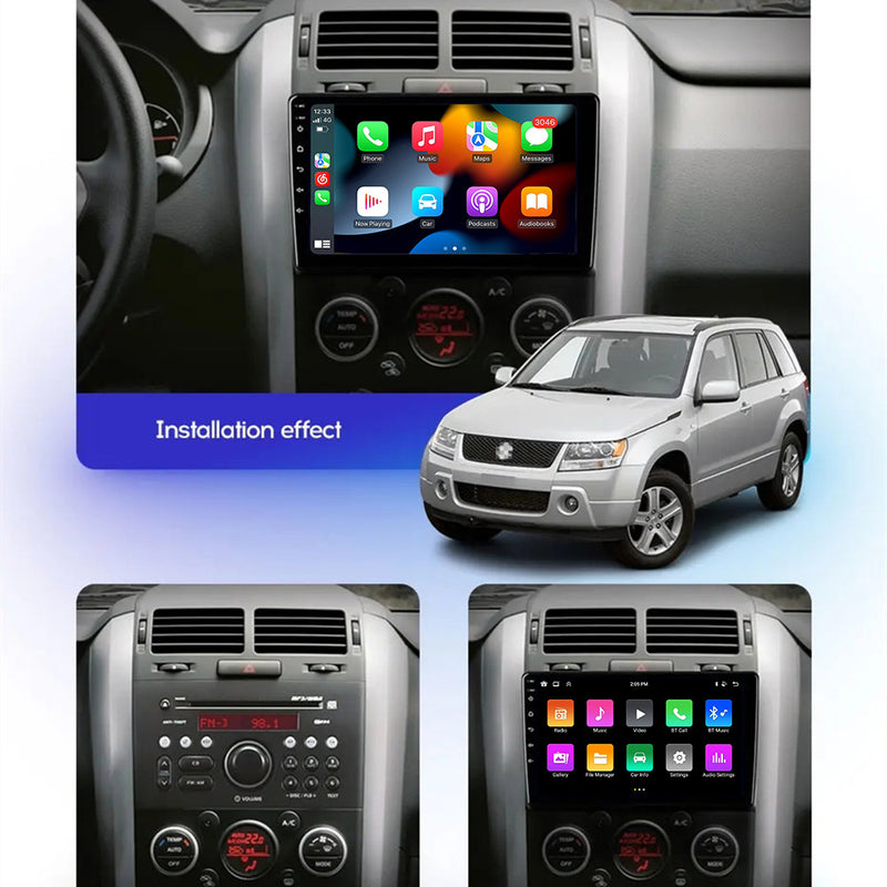 RoverOne Car Stereo Radio Bluetooth CarPlay GPS Navigation for Suzuki Grand Vitara 3 2005 - 2015