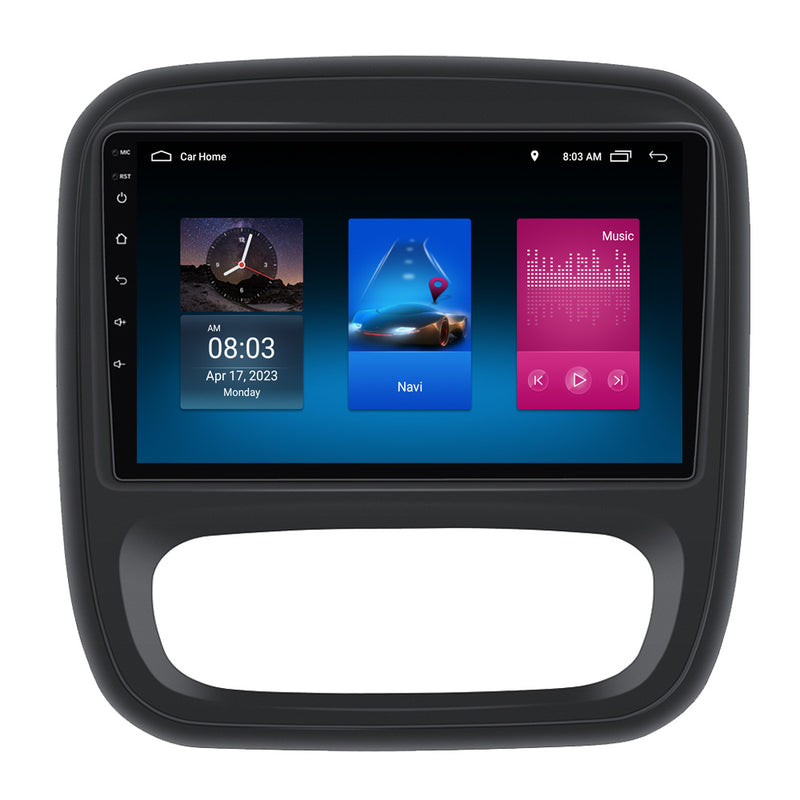 RoverOne Car Stereo Radio Bluetooth CarPlay GPS Navigation for Renault Trafic 3 2014 - 2021 for Opel Vivaro B 2014 - 2018