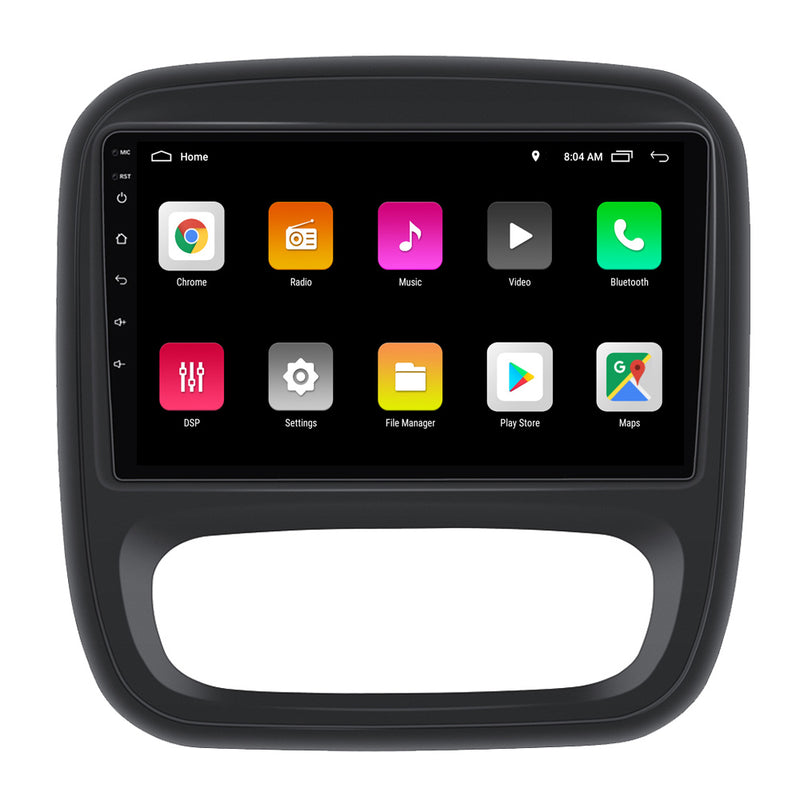 RoverOne Car Stereo Radio Bluetooth CarPlay GPS Navigation for Renault Trafic 3 2014 - 2021 for Opel Vivaro B 2014 - 2018