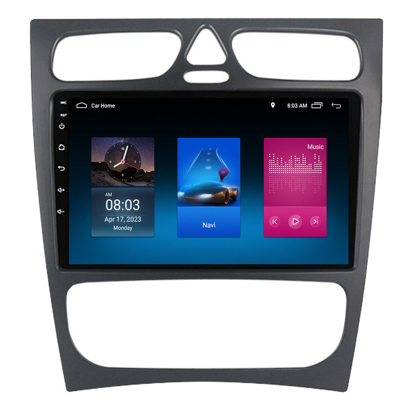 RoverOne Car Stereo Radio Bluetooth Car Play GPS Navigation for Mercedes Benz C Class S203 CL203 W203 2000 - 2004