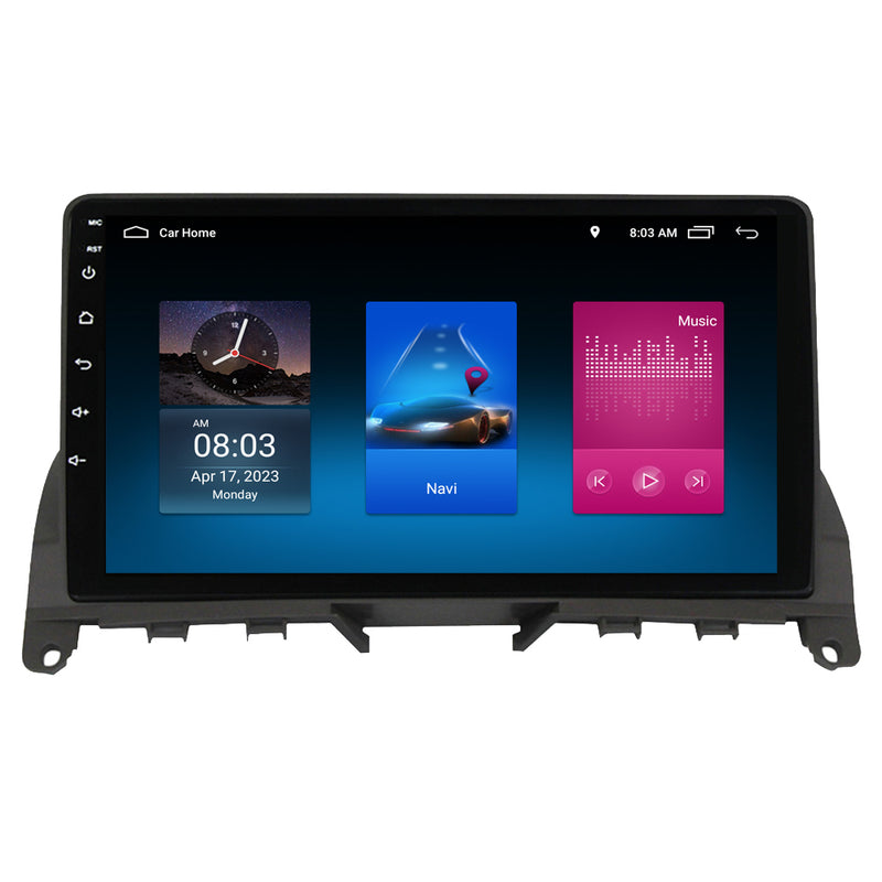 RoverOne Car Stereo Radio Bluetooth CarPlay GPS Navigation for Mercedes Benz C Class 3 W204 S204 2006 - 2011