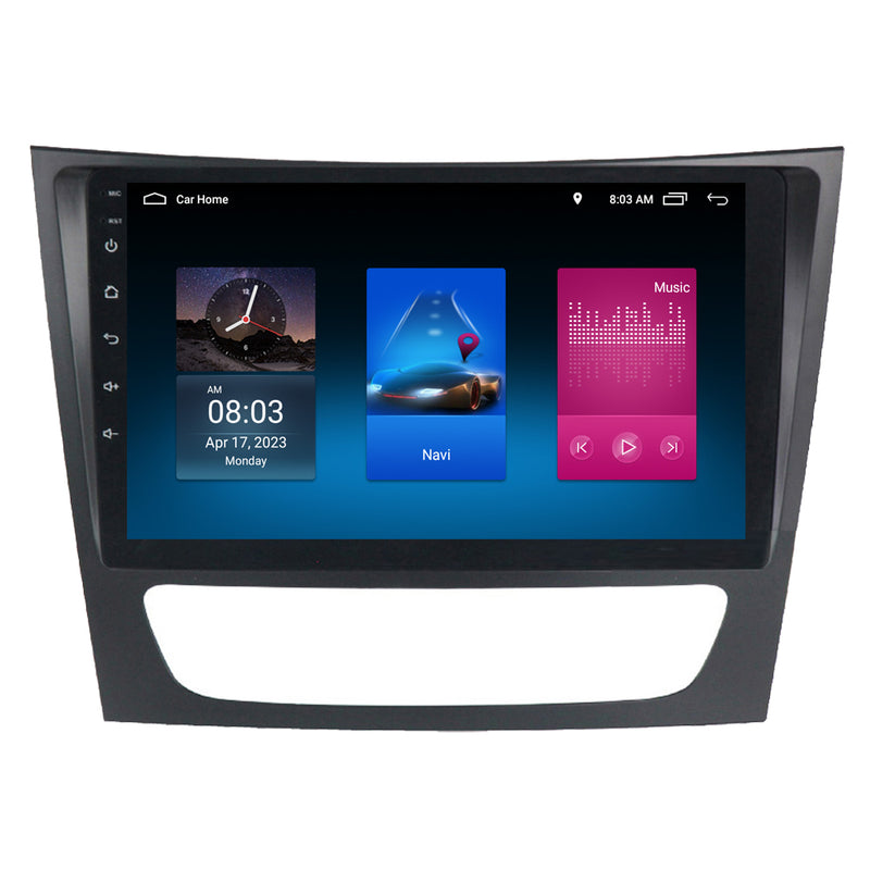 RoverOne Car Stereo Radio Bluetooth CarPlay GPS Navigation for Mercedes Benz E Class S211 W211 2002 - 2009 CLS Class C219 2004 - 2010