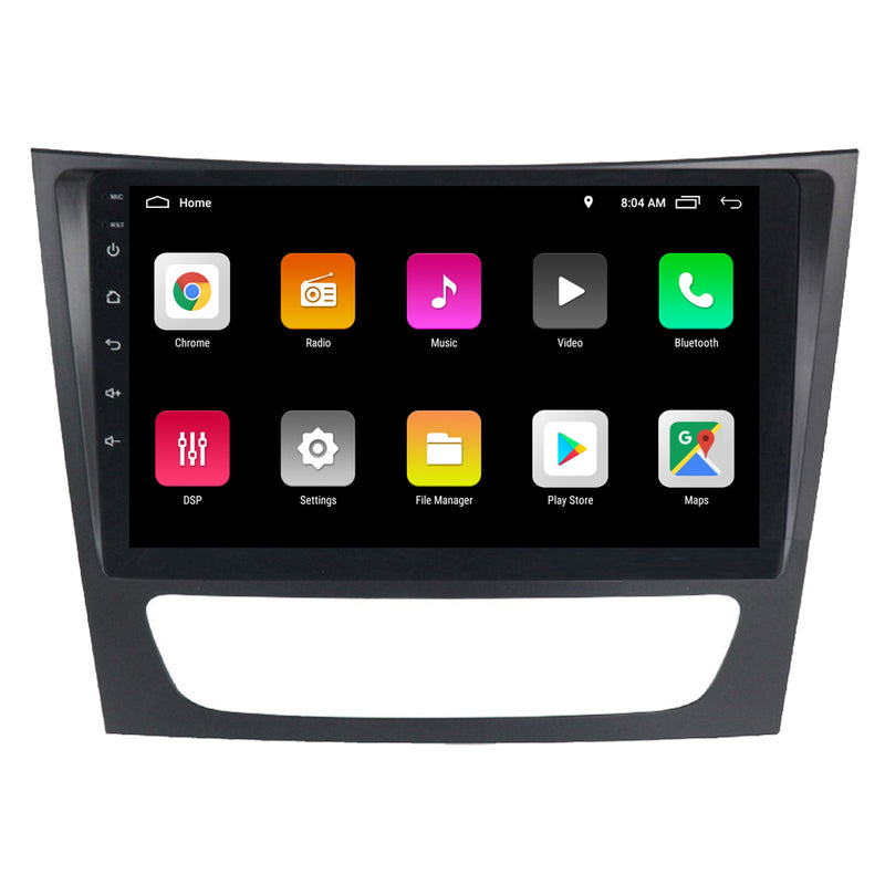 RoverOne Car Stereo Radio Bluetooth CarPlay GPS Navigation for Mercedes Benz E Class S211 W211 2002 - 2009 CLS Class C219 2004 - 2010