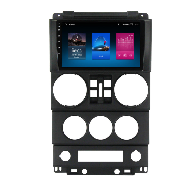 RoverOne Car Stereo Radio Bluetooth CarPlay GPS Navigation for Jeep Wrangler 3 JK 2008 - 2010