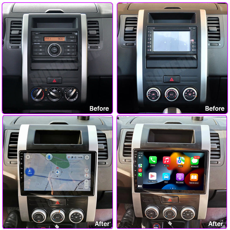 RoverOne Car Stereo Radio Bluetooth CarPlay GPS Navigation for Nissan X-Trail X - Trail X Trail 2 T31 2007 - 2015