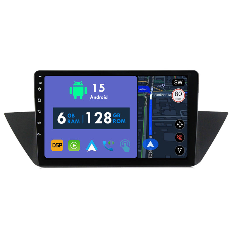 RoverOne Car Stereo Radio Bluetooth CarPlay GPS Navigation for BMW X1 E84 2009 - 2012