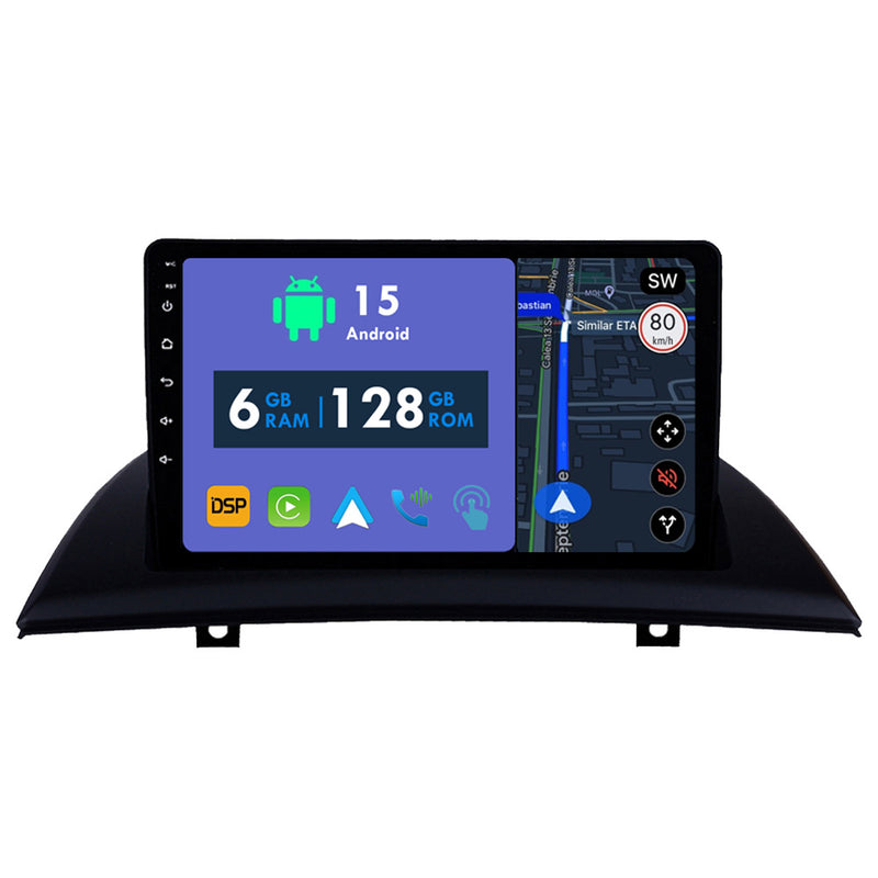 RoverOne Car Stereo Radio Bluetooth CarPlay GPS Navigation for BMW X3 E83 2003 - 2010