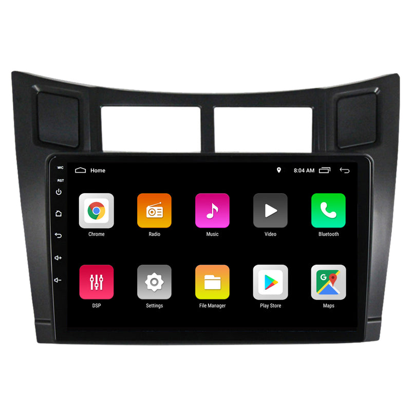 RoverOne Car Stereo Radio Bluetooth CarPlay GPS Navigation for Toyota Yaris 2 XP90 2005 - 2012