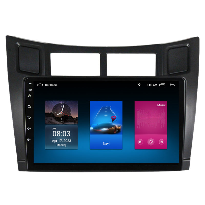RoverOne Car Stereo Radio Bluetooth CarPlay GPS Navigation for Toyota Yaris 2 XP90 2005 - 2012