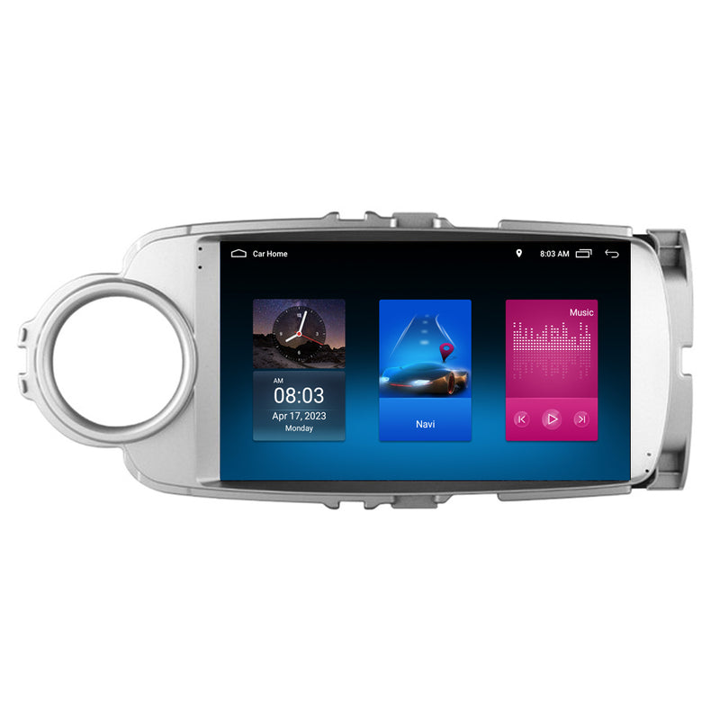RoverOne Car Stereo Radio Bluetooth CarPlay GPS Navigation for Toyota Yaris 2012 - 2017