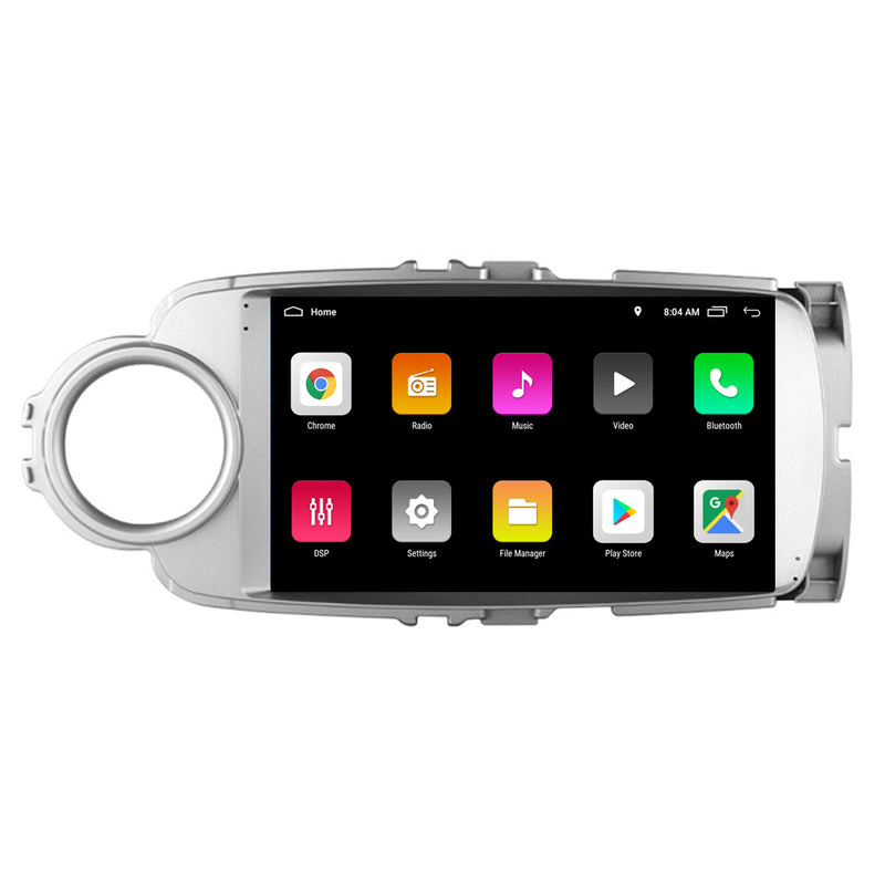 RoverOne Car Stereo Radio Bluetooth CarPlay GPS Navigation for Toyota Yaris 2012 - 2017