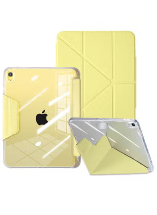 Case for iPad (A16) 11th 11 inch 2025 Gen iPad 11 Case/Case For iPad 10th Gen Case 2022 iPad 10 Case Trifold Stand Clear Transparent Shell Back with Pencil Holder Smart Cover for 11" iPad 11th 2025/10.9"iPad 10th Gen 2022
